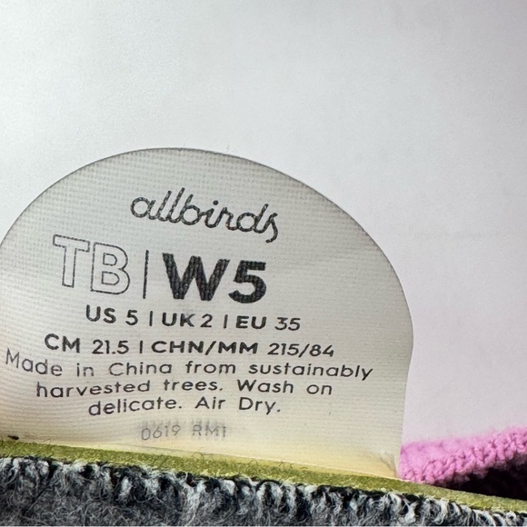 Allbirds Tree Breezers Starfish Purple Pink Ballet Flat Size 5 Women’s - Picture 5 of 7